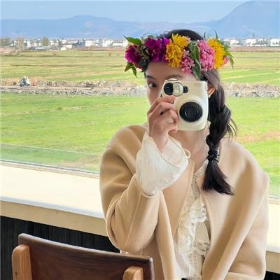 蓝色大丽花